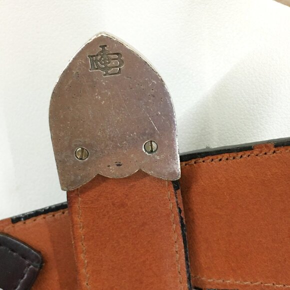 ???????? ???????? Genuine Goatskin Hobby Stitch Belt NEW! Sz 30 main image 11